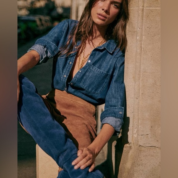 Sezane Denim Tomboy. - Picture 3 of 10